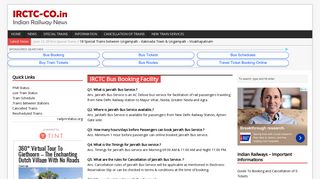 
                            7. IRCTC Bus Booking Facility - IRCTC-CO.in