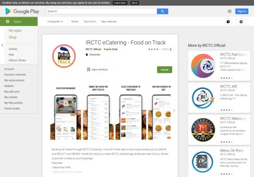 
                            4. IRCTC eCatering - Food on Track – Apps on Google Play