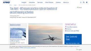 
                            12. IRD issues practice note on taxation of aircraft... | KPMG Global