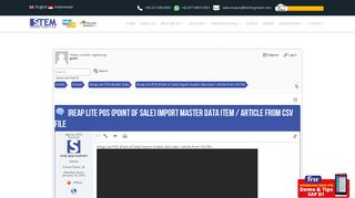 
                            10. iReap Lite POS (Point of Sale) Import master data item / article from ...