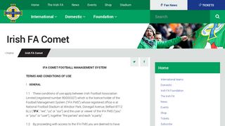 
                            11. Irish FA Comet | IFA - Irish Football Association