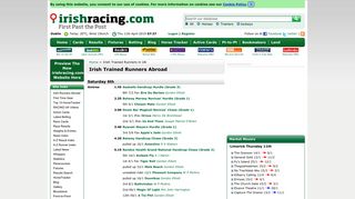 
                            9. Irish trained Runners Abroad | irishracing.com