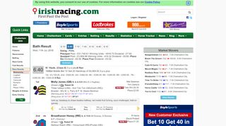
                            8. irishracing.com | Race Result Bath, Wed, 11th Jul, 2018, 188Bet ...