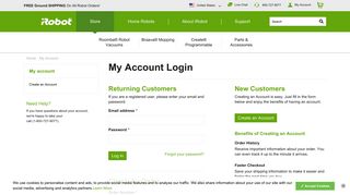 
                            1. iRobot: Account Login - iRobot Store