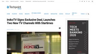 
                            13. IrokoTV Signs Exclusive Deal, Launches Two New TV Channels ...