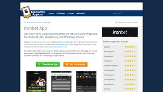 
                            10. Ironbet App – Für Android (Samsung, HTC) und iPhone