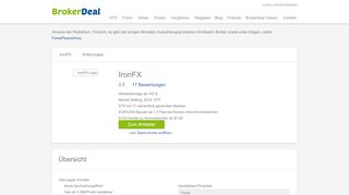 
                            9. IronFX - Wissenswertes zum Forex Broker - BrokerDeal