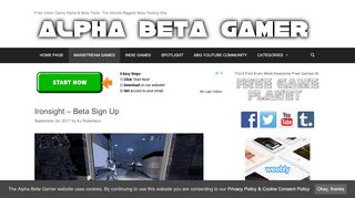 
                            3. Ironsight – Beta Sign Up | Alpha Beta Gamer