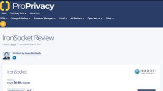 
                            7. IronSocket Review - Bestvpn.com