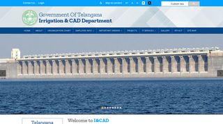 
                            4. Irrigation & CAD Department, Government of Telangana