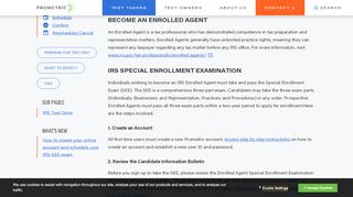 
                            5. IRS Special Enrollment Examination - Prometric