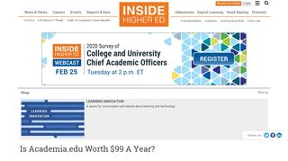 
                            9. Is Academia.edu Worth $99 A Year? | Technology and Learning
