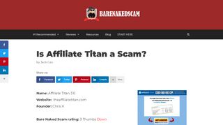 
                            5. Is Affiliate Titan a Scam? - System Exposed by an Insider!!!