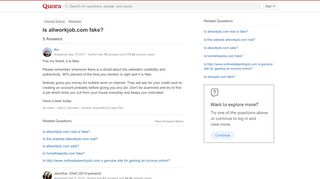 
                            11. Is allworkjob.com fake? - Quora