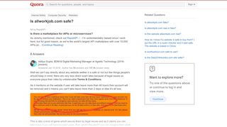 
                            12. Is allworkjob.com safe? - Quora