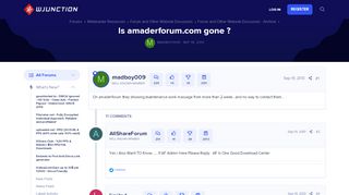 
                            13. Is amaderforum.com gone ? | WJunction - Webmaster Forum