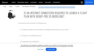 
                            5. Is an internet connection required to launch a flight plan ? | Parrot ...