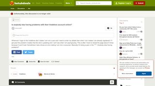 
                            13. Is anybody else having problems with their Vodafone ...