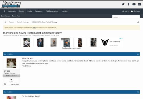 
                            10. Is anyone else having Photobucket login issues today ...