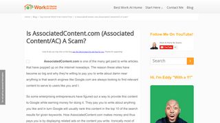 
                            3. Is AssociatedContent.com (Associated Content) A Scam?