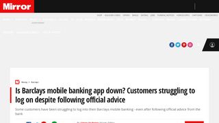 
                            11. Is Barclays mobile banking app down? Customers struggling to log ...