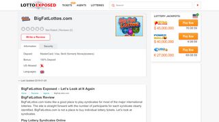 
                            4. Is BigFatLottos a Scam or Legit? Read Reviews! - Lotto Exposed