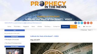 
                            4. Is Bitcoin the 'Mark of the Beast'? - VIDEO – Prophecy in the News