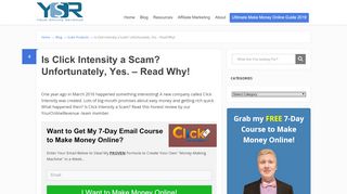 
                            12. Is Click Intensity a Scam? Unfortunately, Yes. – Read Why! - Your ...
