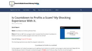 
                            13. Is Countdown to Profits a Scam? My Shocking Experience With it ...