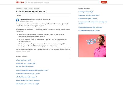 
                            13. Is ddfutures.com legit or a scam? - Quora