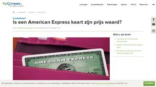 
                            9. Is de Amex kaart zijn prijs waard? | TopCompare.be