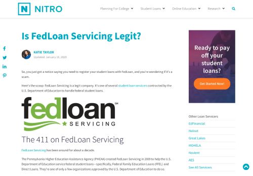 
                            5. Is FedLoan Servicing Legit? - Comet - Financial Intelligence