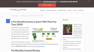 
                            4. Is Fix Monthly Income a Scam? Will They Pay Your $300? - My Room ...