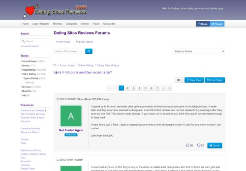 
                            13. Is Flirt.com another scam site? - Dating Sites Reviews