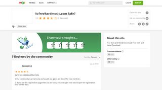 
                            6. Is freehardmusic.com Safe? Community Reviews | WoT (Web of Trust)