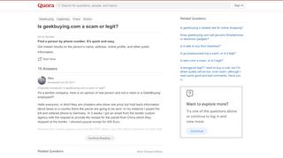 
                            12. Is geekbuying.com a scam or legit? - Quora