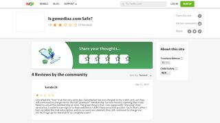 
                            11. Is gomediaz.com Safe? Community Reviews | WoT (Web of Trust)
