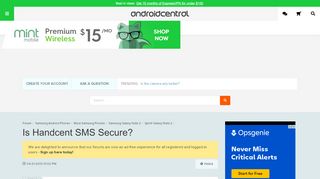 
                            10. Is Handcent SMS Secure? - Android Forums at ...