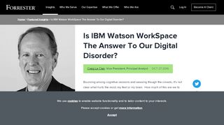 
                            13. Is IBM Watson WorkSpace The Answer To Our Digital Disorder?