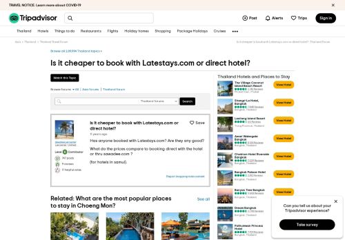 
                            4. Is it cheaper to book with Latestays.com or direct hotel ...