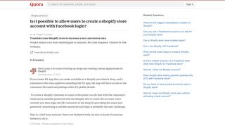 
                            7. Is it possible to allow users to create a shopify store account ...