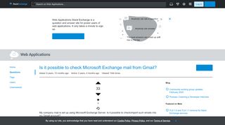 
                            3. Is it possible to check Microsoft Exchange mail from Gmail? - Web ...