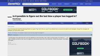 
                            5. Is it possible to figure out the last time a player has logged in ...
