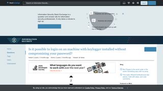 
                            1. Is it possible to login on an machine with keylogger installed ...