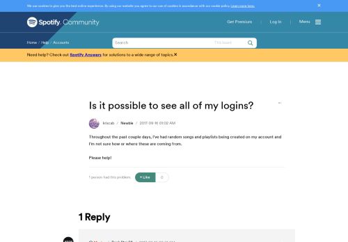 
                            4. Is it possible to see all of my logins? - The Spotify Community