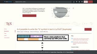 
                            4. Is it possible to write the '%' symbol in text in LaTeX? - TeX ...