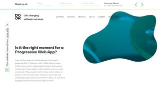 
                            3. Is it the right moment for a Progressive Web App? - dook.pro