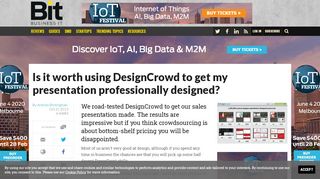 
                            10. Is it worth using DesignCrowd to get my presentation professionally ...