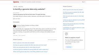 
                            6. Is Itechfly a genuine data entry website? - Quora
