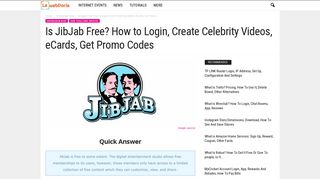 
                            9. Is JibJab Free? How to Login, Create Celebrity Videos, eCards, Get ...